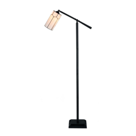 8405 Vloerlamp - Leeslamp met Tiffany kap Ø12,5cm Gatsby