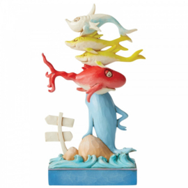 One Fish, Two Fish, Red Fish, Blue Fish Figurine 16cm Dr. Seuss by Jim Shore retired sold out
