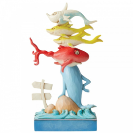 One Fish, Two Fish, Red Fish, Blue Fish Figurine 16cm Dr. Seuss by Jim Shore retired