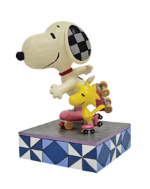 "The Weel Deal" Snoopy Roller Skating H13cm Jim Shore 6016267