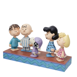 "P.J. Party" Peanuts Gang in P.Js *  H13cm Jim Shore 6013046