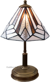 5899 Tafellamp Tiffany H38cm Ø25cm Astoria Brown