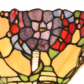 6357 * Wandlamp Tiffany B30cm Schelmodel Flores
