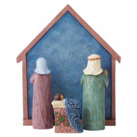 "Blessed Bethlehem" Set van 4 Nativity H15cm Jim Shore 6004247 retired *