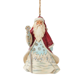 Winter Wonderland Santa Ornament H13cm Jim Shore 6009488 *