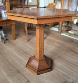 Trompettafel Ø75 cm Massief Teakhout