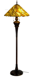 8444 Vloerlamp Bolling met Tiffany kap Ø50cm Jade