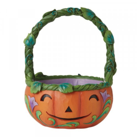 Halloween Basket H21,5cm Jim Shore 6010839 retired aanbieding *