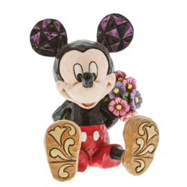 Mickey with Flowers Mini Figurine H7cm Jim Shore 4054284 * Mickey