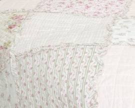 Q020 Clayre & Eef Bedsprei 180 x 260 cm Quilt Patchwork beddesprei