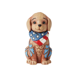 Patriotic Puppy Mini Figurine H9cm Jim Shore 6006442 , retired