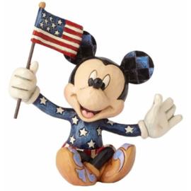 Mickey Patriotic Mini Figurine * H9cm Jim Shore 4056743 , retired, beperkte voorraad