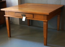 Salontafel 90x90cm H55 Massief Teakhout