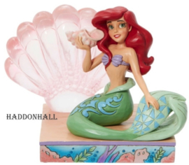 Mulan with Cherry Blossom , Ariel with Shell & Belle with Rose - Set van 3 Jim Shore beelden * 