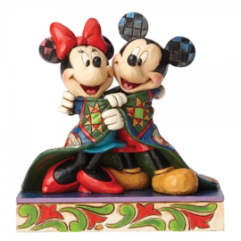 MICKEY & MINNIE Warm Wishes H 13cm Jim Shore 4057937 Disney Traditions retired *