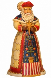 Wesolych Swiat  Polish Santa  18cm Jim Shore Poolse Kerstman uit 2011 retired  laatste exemplaren *