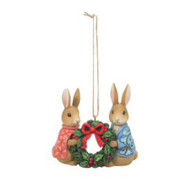 Beatrix Potter By Jim Shore*  - Set van 2 Hanging Ornaments *
