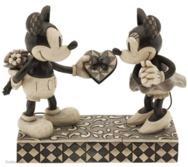 Mickey & Minnie "Real Sweetheart" H14cm Jim Shore 4009260 retired * laatste exemplaren