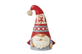 Nordic Gnome in Reindeer Hat H18cm Jim Shore 6012893 *