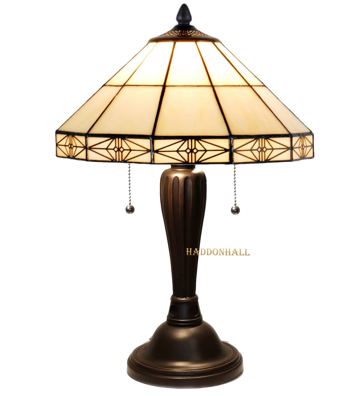 3087 * Tafellamp Tiffany H50cm Ø32cm Serenity