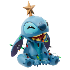 Stitch Christmas Wrapped in Lights H18cm Disney Showcase 6015328 *
