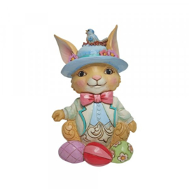 Bunny Wearing Bonnet H13,5cm Jim Shore 6010274 retired item *