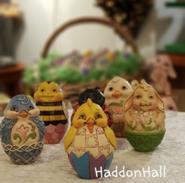 Holiday Eggs Kies 3 van 6 Jim Shore eieren 6003620 uit 2016 handpainted * retired