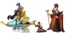 ALADDIN & JASMINE - ABU - JAFAR & LAGO Set van 3  Enchanting Disney retired laatste set