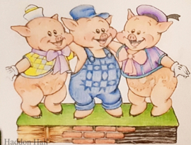 Silly Symphony - Three Little Pigs H12cm Jim Shore 6005974 retired *