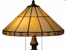 3088 * Tafellamp Tiffany H65cm Ø42cm Serenity