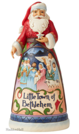 15th Annual Oh Little Town of Bethlehem Santa H25cm Jim Shore 6008873 retired *