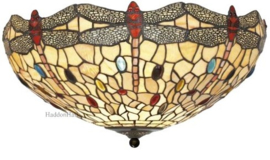 DT2234Y 80 * Plafonniere Tiffany Ø55cm Dragonfly Beige