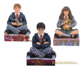 Harry Potter - Ron, Harry & Hermione - Set van 3 Jim Shore Personality Pose beelden