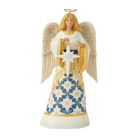 Blue & Gold Angel "Holiday Graces" Jim Shore 6017006