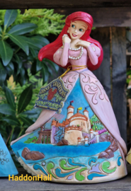 ARIEL "Sanctuary by The Sea" H 15cm Jim Shore 4045241 Castle Dress Serie , retired *