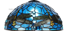 9335BL * Kap Tiffany Ø31cm Dragonfly Blue
