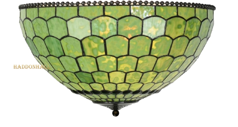 6042 80  Plafonniere Tiffany Ø50cm  Green Wall