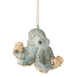 Coastal Octopus & Gnome - Set van 2 Hanging Ornaments - Jim Shore retired *