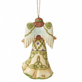 Irish Angel Hanging Ornament * H11cm Jim Shore 6006683 retired item