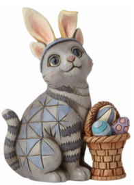 Easter Cat Mini Figurine H10cm Jim Shore 6008412 * Retired