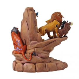 Lion King Pride Rock Carved in Stone H 22 cm Jim Shore 6014329  , speciale aanbieding, op voorraad.