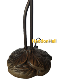 8119  Tafellamp H61cm met 2 Tiffany kappen Ø15cm Flow Souplesse