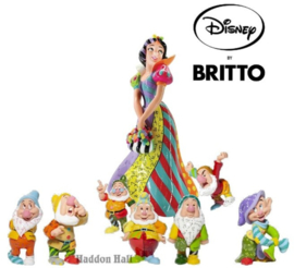 Snow White & 7 Dwarfs Set - Disney by Britto 8 beelden samen *