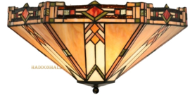 6324 Plafonniere Tiffany Ø50cm 2xE27 Durban Plafondlamp