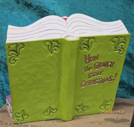 Grinch LED Storybook H 16cm Jim Shore 6017056FE , gesigneerd en genummerd