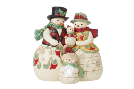 Highland Glen Snow Couple *  H15cm Jim Shore 6015443