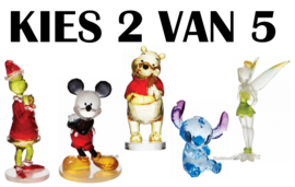 Set van 2 - Kies 2 van 5 Disney Facets Figurines H9cm