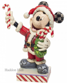 Mickey Mouse with Candy Canes H16cm Jim Shore 6007068 retired 