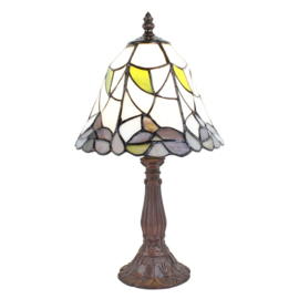 6225 * Tafellamp Tiffany H34cm Ø20cm