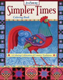 Coloring Book "Simpler Times" Jim Shore